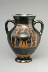 Schwarzfigurige Amphora, Mitte 6. Jahrhundert v. Chr.